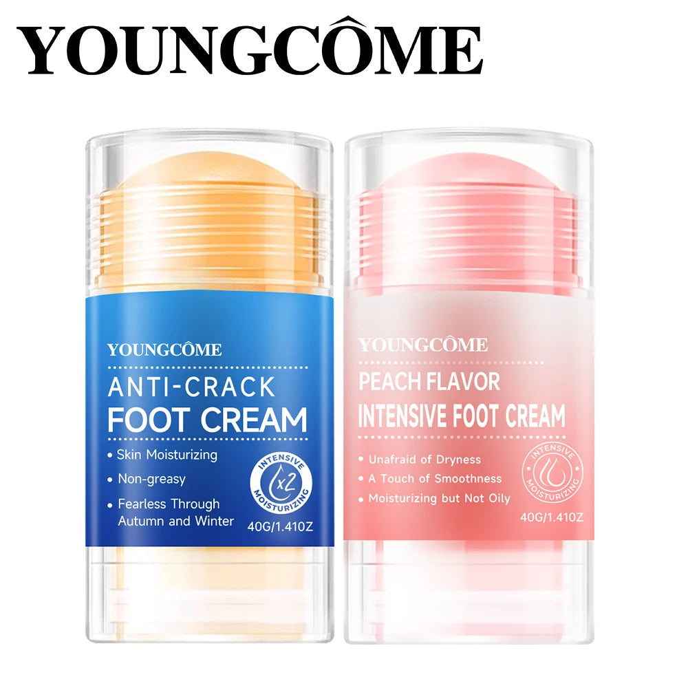YOUNGCOME Cracked Heel Cream 2-Pack – Moisturizing Foot Ointment Foot Heel Cream Qst