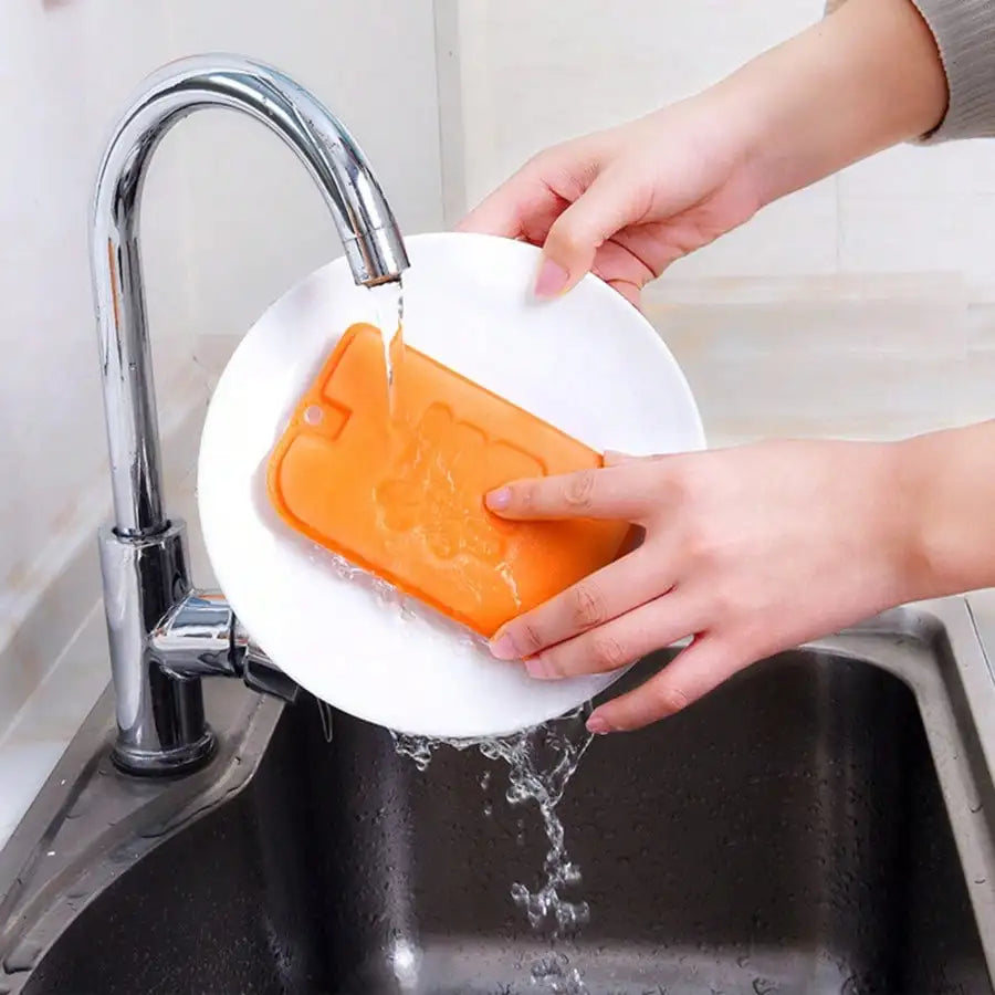 Thickened Kitchen Dishwashing Cloth – Non-Scratch Cleaning Wipes Kitchen Cleaning Cloth Qme