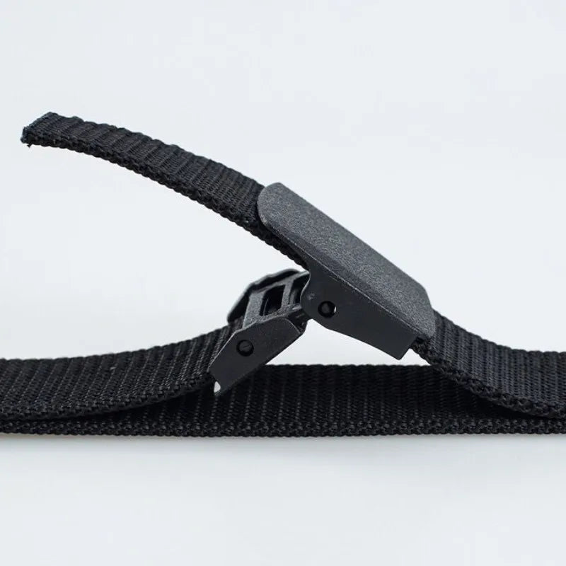 Men's Automatic Buckle Nylon Canvas Web Belt | 2 Colors Casual Web Belt Qme