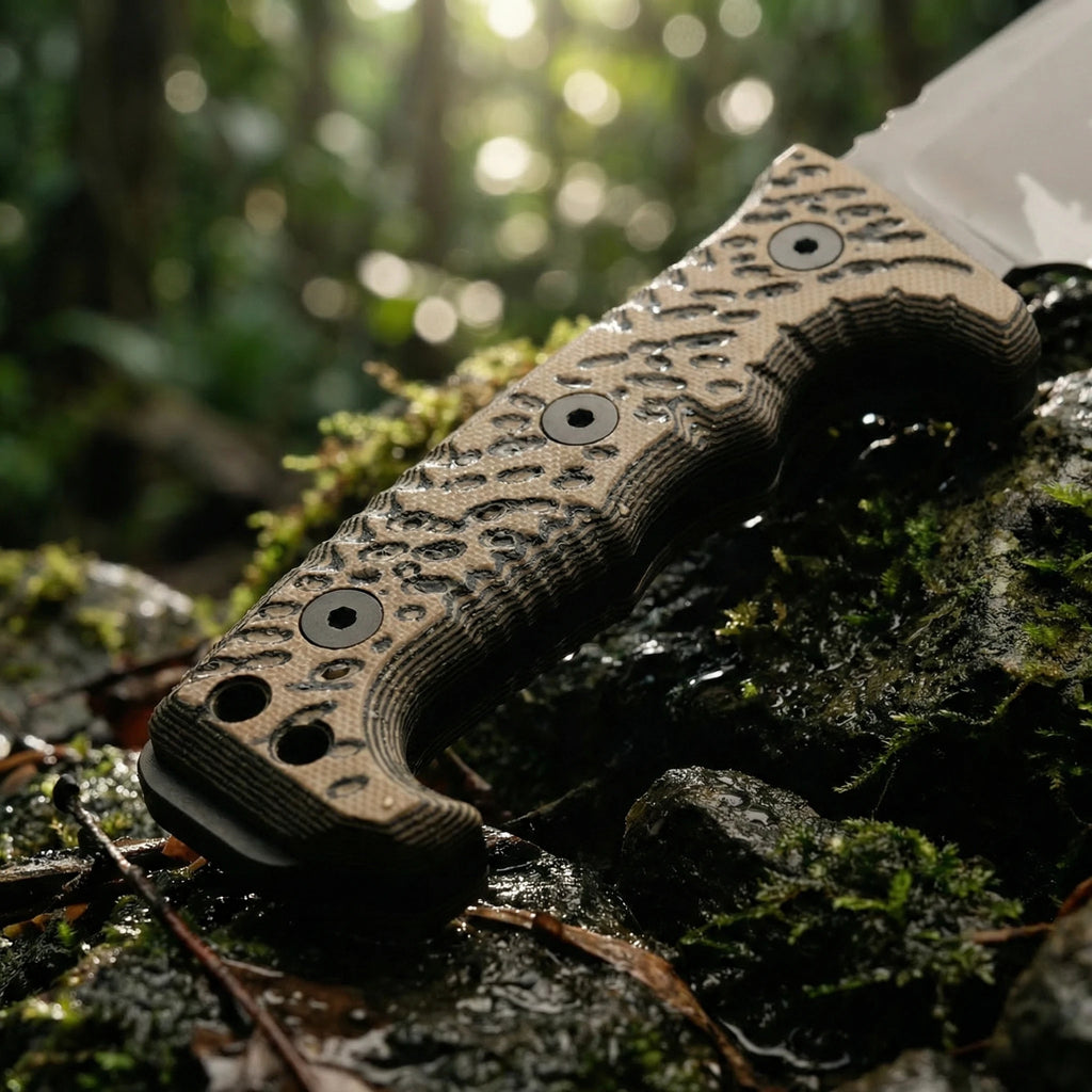 Fixed Blade Camping Knife – Stainless Steel with Sheath Fixed Blade Knife Qst