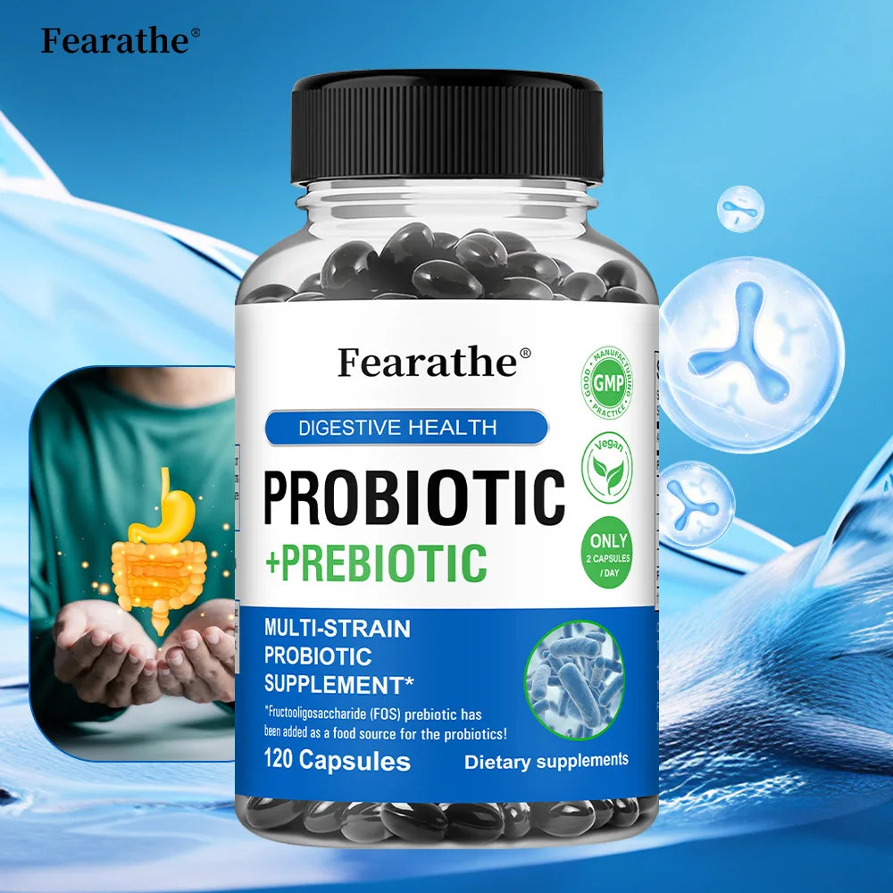 Probiotics & Prebiotics Capsules – Daily Gut Health Support Probiotic Supplement Qst