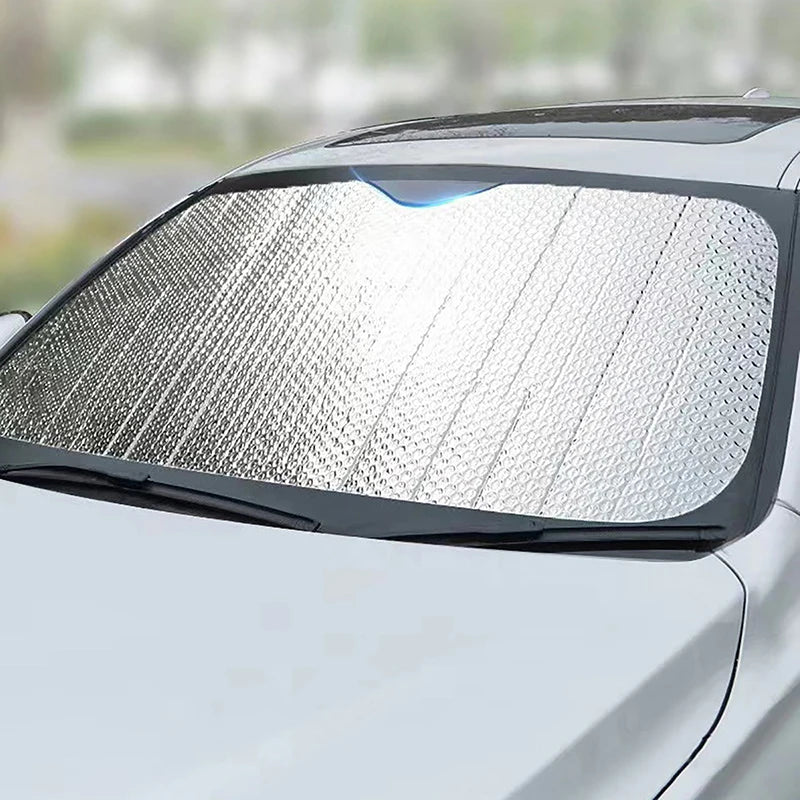 Foldable Car Windshield Sunshade – UV & Heat Protection Car Windshield Sunshade Qst