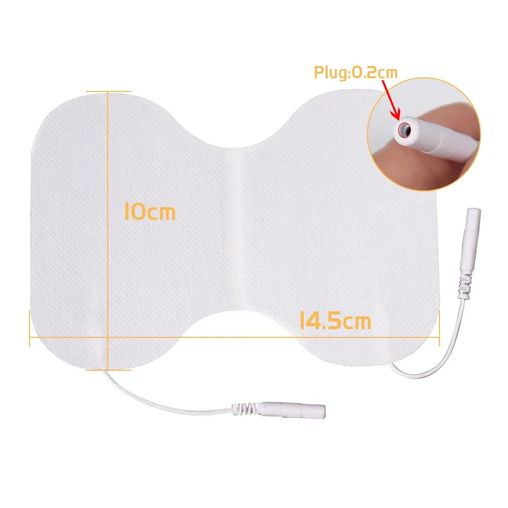 TENS EMS Self-Adhesive Electrode Gel Pads – 1/2/5/10 Pack Electrode Replacement Pads Qst