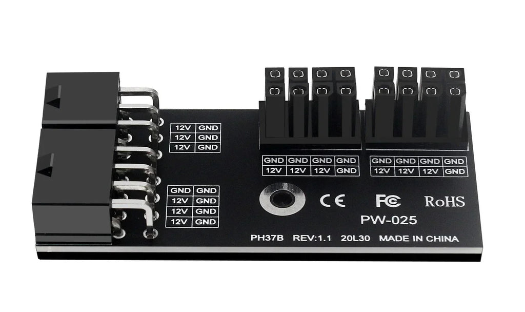8+8 Pin GPU Power Adapter Board – 6+8P Supply Connector GPU Power Adapter Qme