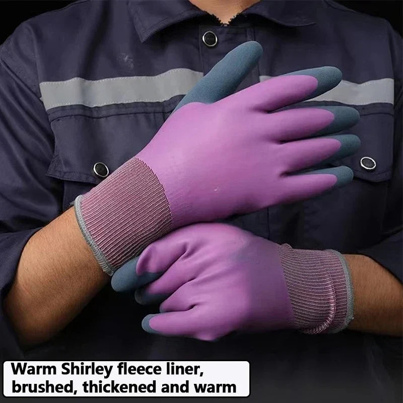 Winter Fleece Lined Gloves – Anti-Slip & Waterproof | Qme Winter Gloves Qme