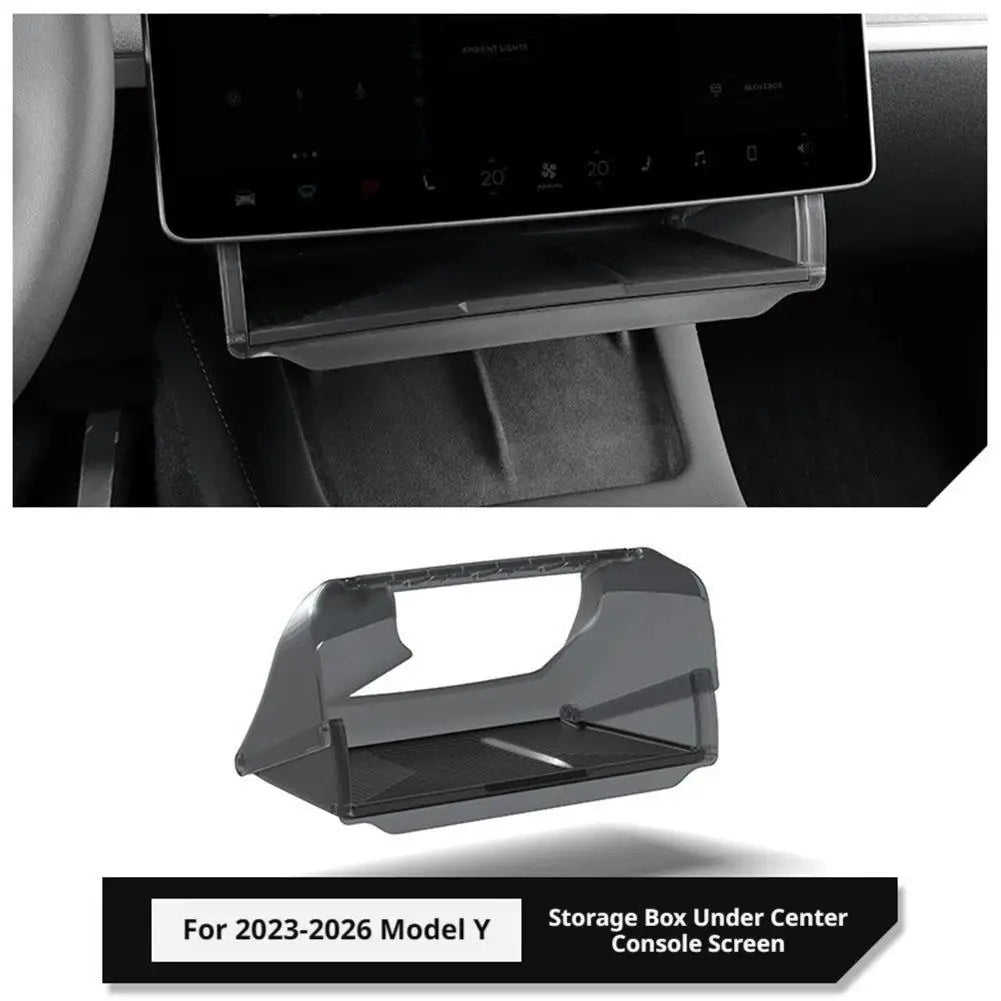 Tesla Model Y Juniper & Model 3 Highland Under-Screen Organizer Console Storage Organizer Qme B