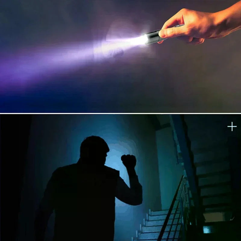 3W LED Mini Flashlight – Portable Aluminum Alloy Torch LED Flashlight Qme