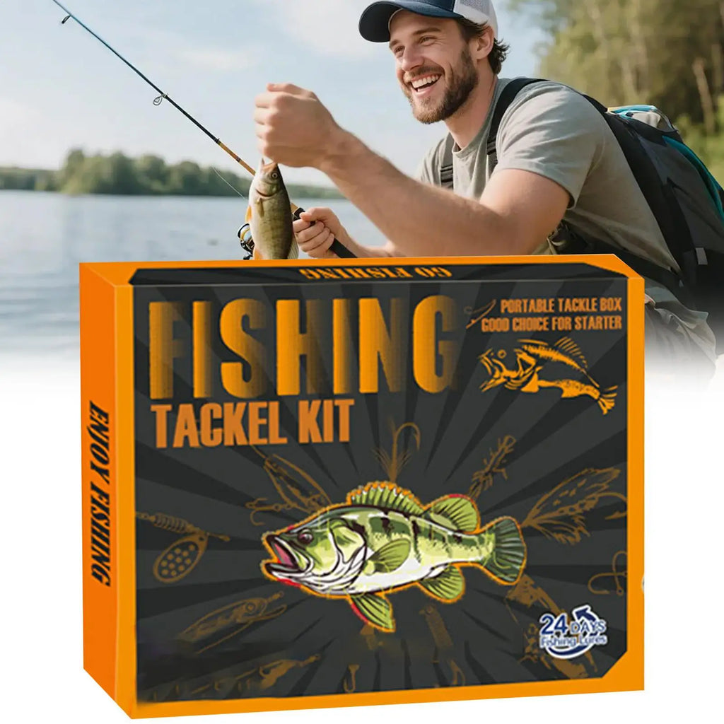 Christmas Fishing Lure Advent Countdown Calendar – 24 Days Fishing Advent Calendar Qme