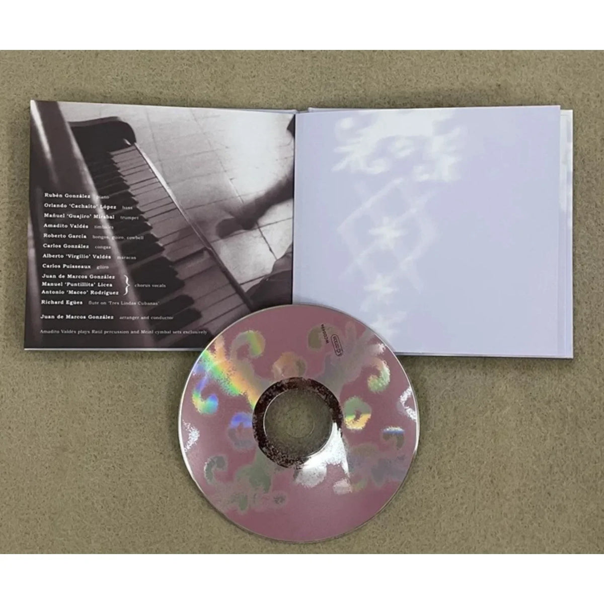 Latin Jazz Piano CD – Black & White Performance Portrait Music CD Qme