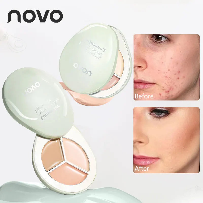 3D Contour Cream Concealer Palette – Matte Finish | Qme Cream Concealer Palette Qme