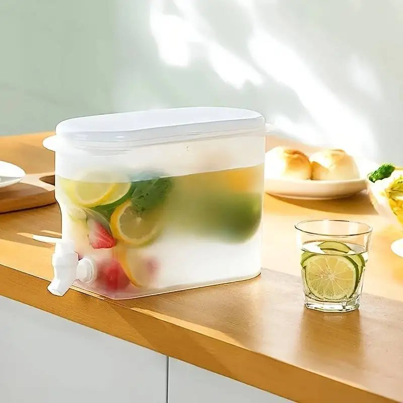 Beverage Dispenser Jug with Faucet – Cold Juice & Drinks Beverage Dispenser Jug Qme