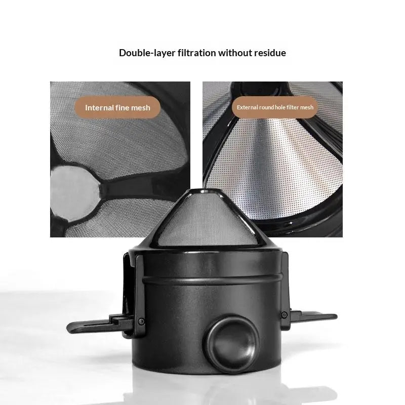 Reusable Stainless Steel Pour Over Coffee & Tea Dripper Pour Over Coffee Dripper Qme