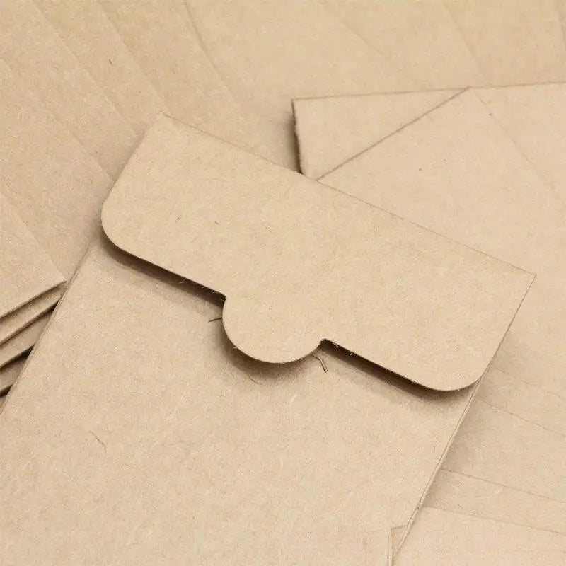 Thickened Square Kraft Paper Bags – Eco-Friendly Packaging Kraft Paper Gift Bags Qme
