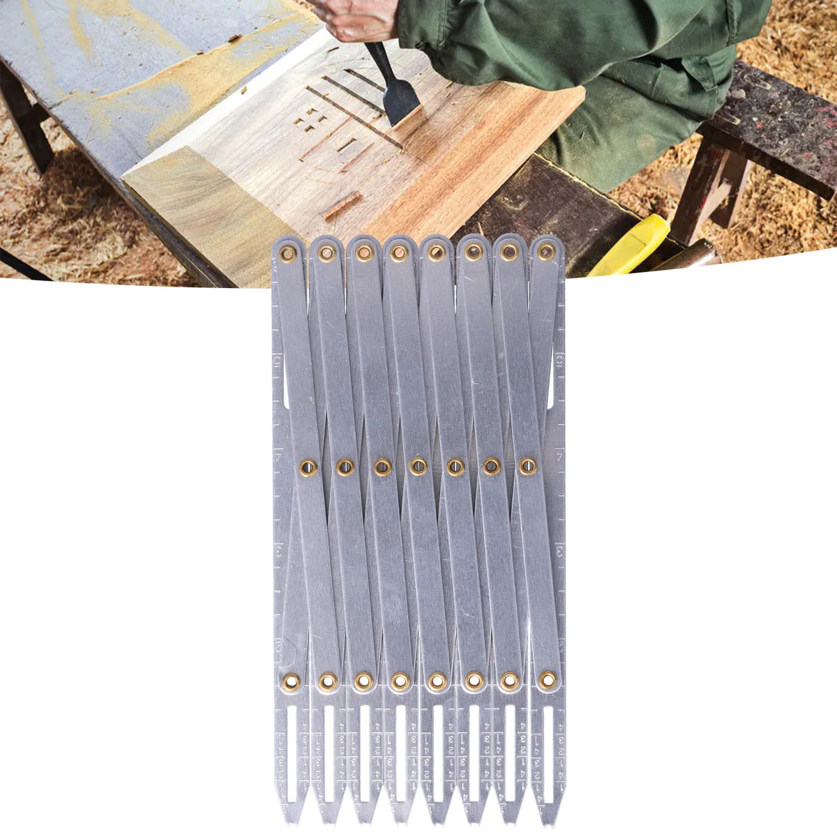 Aluminum Adjustable Sewing Gauge – Anti-Rust DIY Tool Sewing Gauge Tool Qst