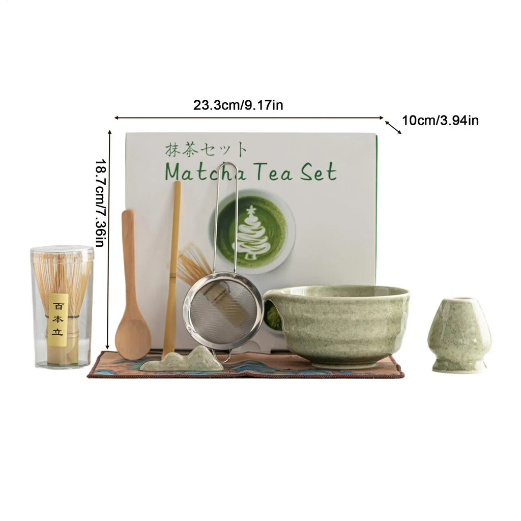 Japanese Tea Ceremony Ceramic Set – Chasen Bowl & Scoop Tea Ceremony Set Qme