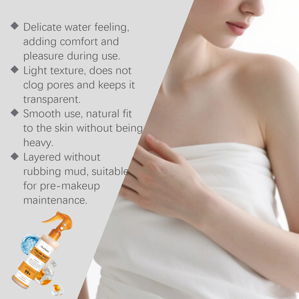OceAura Kojic Acid Turmeric Body Brightening Spray 100ml Body Brightening Spray Qst