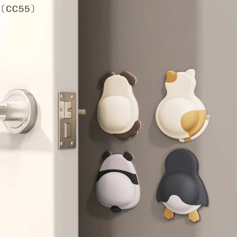Cute Pet Door Wall Protector Pad – Anti-Collision Sticker Door Wall Protector Qst