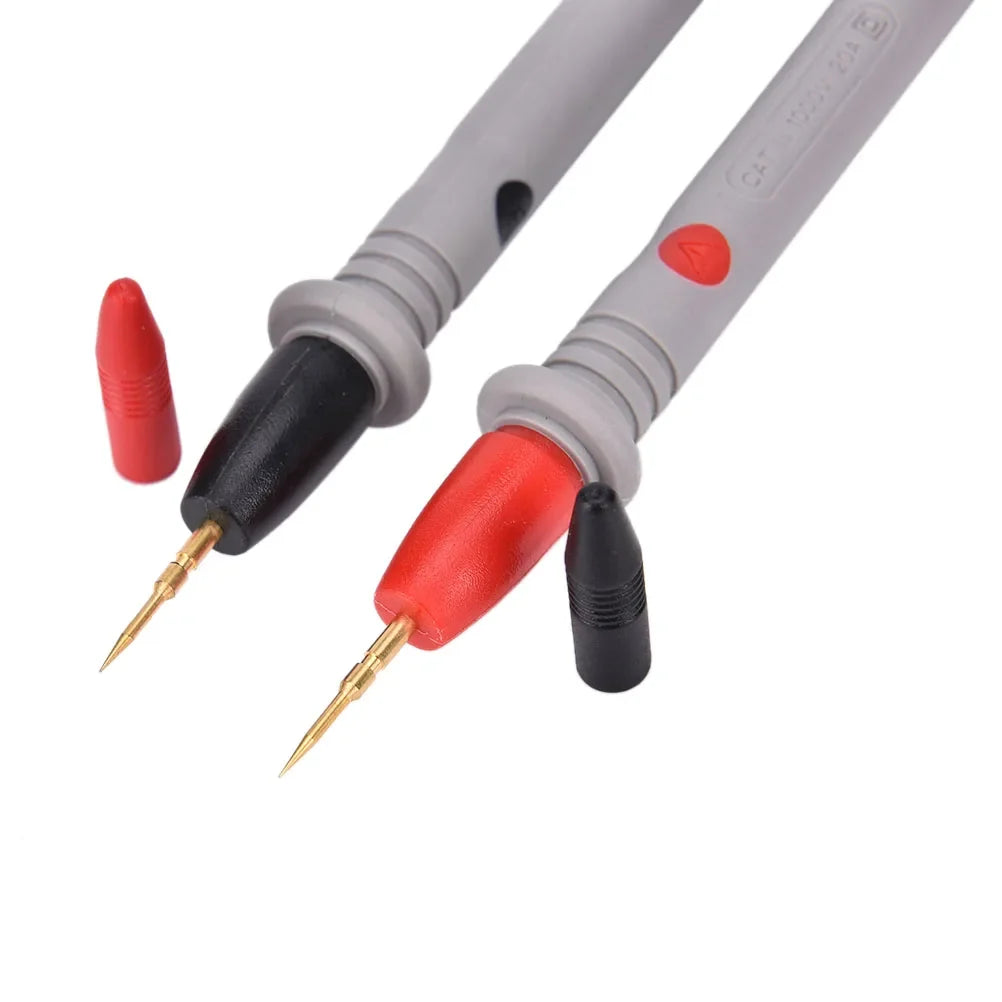 Universal Multimeter Test Lead Probe Wire Pen Set | Copper Tips Multimeter Test Leads Qme