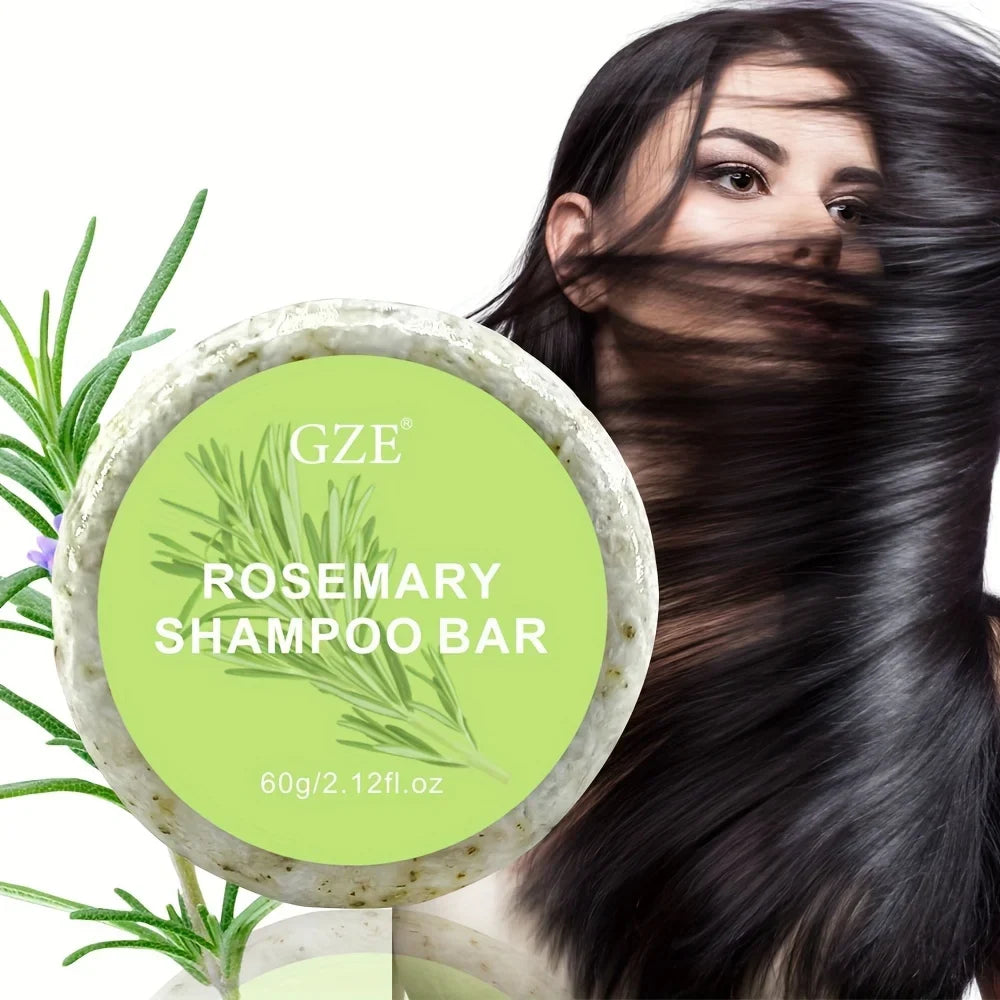 GZE Rosemary Shampoo Bar – Strengthening & Cleansing | Qme Solid Shampoo Bar Qme