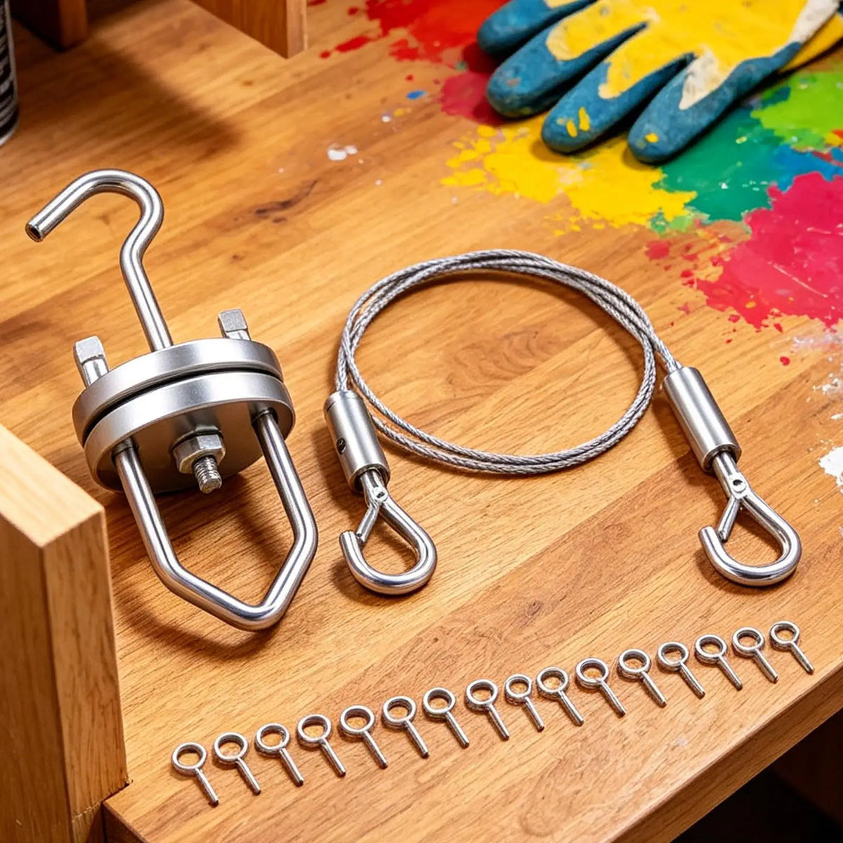 360° Rotating Door Painting Hanger & Varnishing System | Qme Painting Hanger System Qme