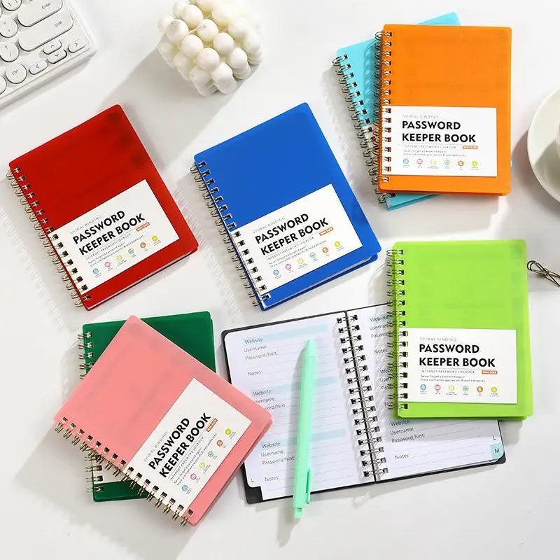 A6 Password Keeper Book with Alphabetical Tabs | Portable Login Notebook Password Keeper Notebook Qme