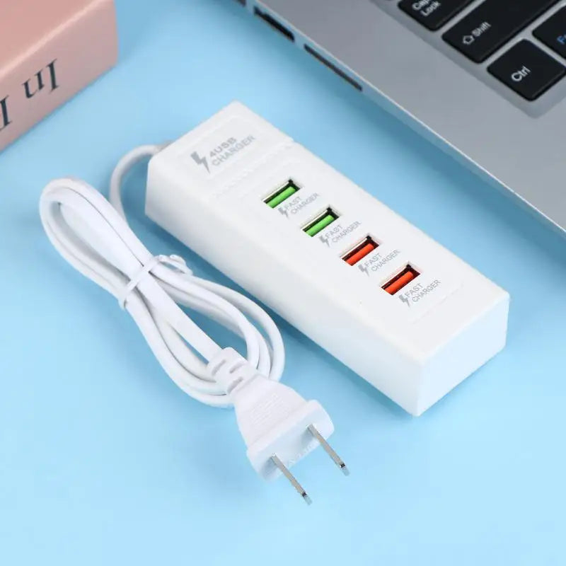 4-Port USB-C Travel Fast Charging Power Splitter Adapter USB Charging Adapter Qme