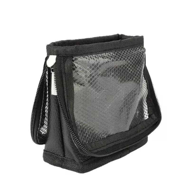 Net Zipper Foldable Stand-Up Makeup Bag & Cosmetic Organizer Cosmetic Organizer Bag Qme