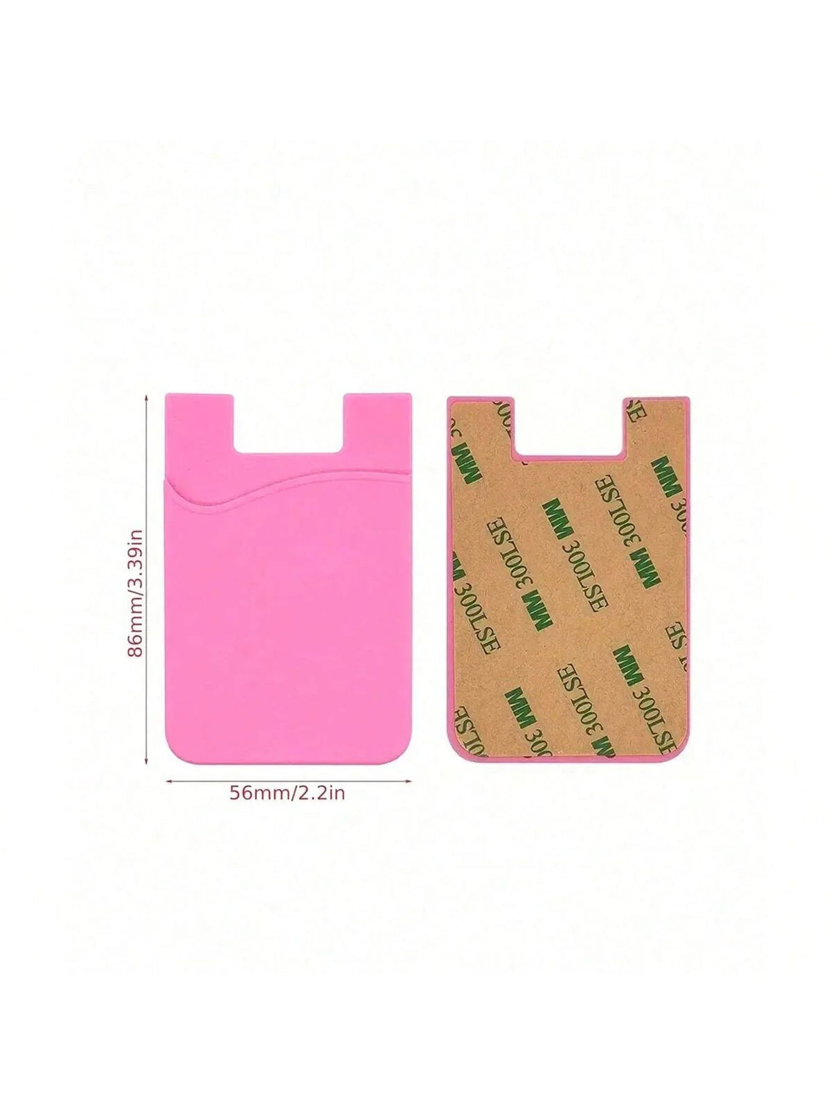 Silicone Stick-On Phone Card Holder | Bank, Bus & ID Cards Phone Card Holder Qme