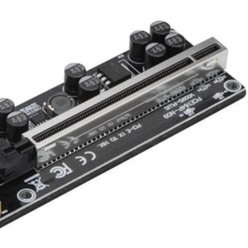 VER009S PCIe X1 to X16 Riser Card USB 3.0 4Pin 6Pin GPU Mining PCIe Riser Card Qme