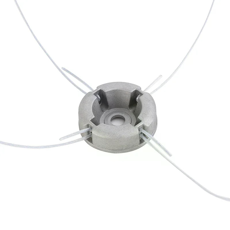 Universal Aluminum Alloy Lawn Mower Head & Nylon Mowing Line Lawn Mower Head Qme