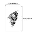 Large Tiger Temporary Tattoo Sticker – Waterproof Body Art Temporary Tattoo Sticker Qme HC913