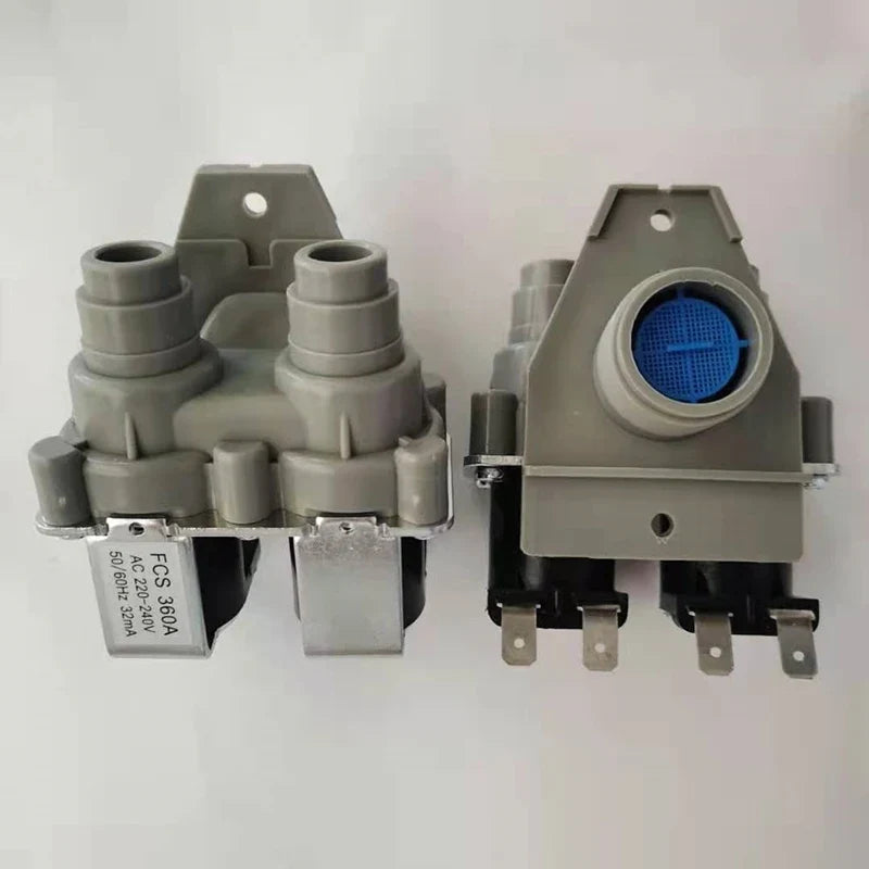 Universal Double-Head Washing Machine Water Inlet Solenoid Valve Washing Machine Valve Qme