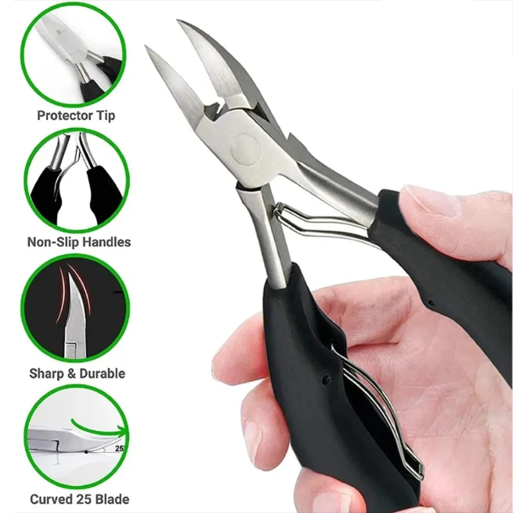 Stainless Steel Nail Clippers & Cuticle Nippers | Qme Nail Clippers & Nippers Qme