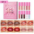 QIBEST Matte Velvet Liquid Lipstick – Non-Sticky Long-Lasting Liquid Lipstick Qme Set A