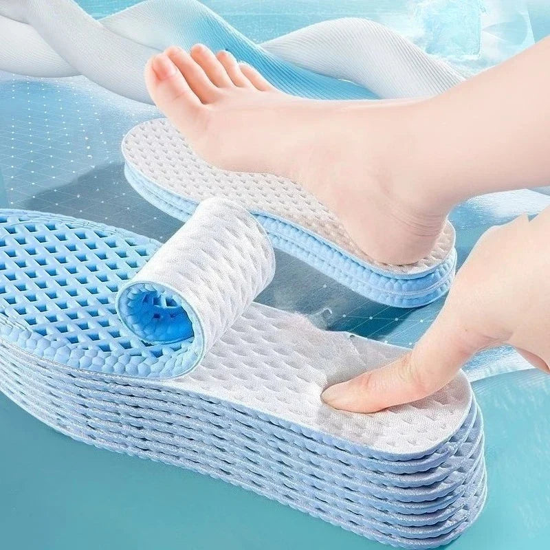 Mesh Breathable Insoles for Men – Cool Summer Running Insole Shoe Insoles Qme