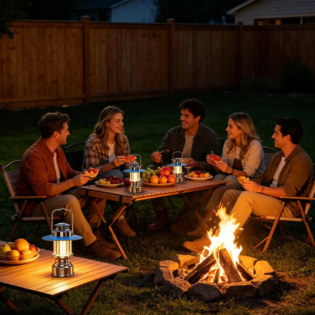 Rechargeable LED Lantern – Stepless Dimming & Waterproof Rechargeable LED Lantern Qme