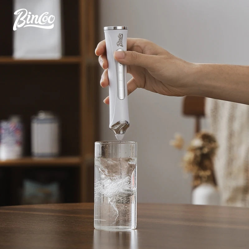 BINCOO Handheld Electric Milk Frother – Latte Foam Maker Milk Frother Qst