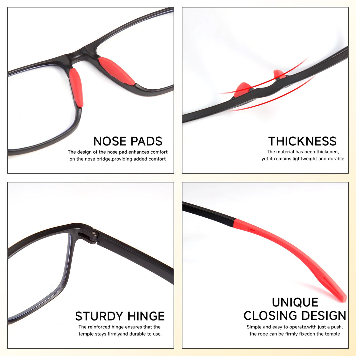 VOPHA TR90 Progressive Multifocal Bifocal Reading Glasses Multifocal Reading Glasses Qst