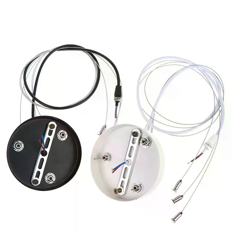 Ceiling Rose Canopy Steel Wire Rope Lamp Base Chandelier Ceiling Canopy Fitting Qme