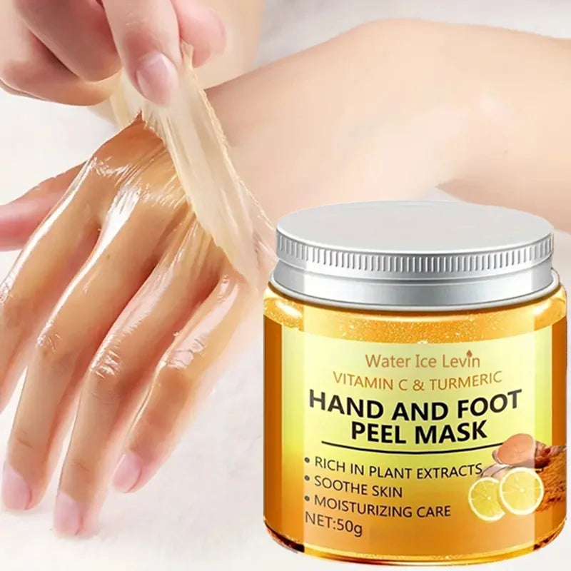 Vitamin C & Turmeric Hand Wax Mask – Smoothing Hand & Foot Care Hand & Foot Mask Qme Default Title