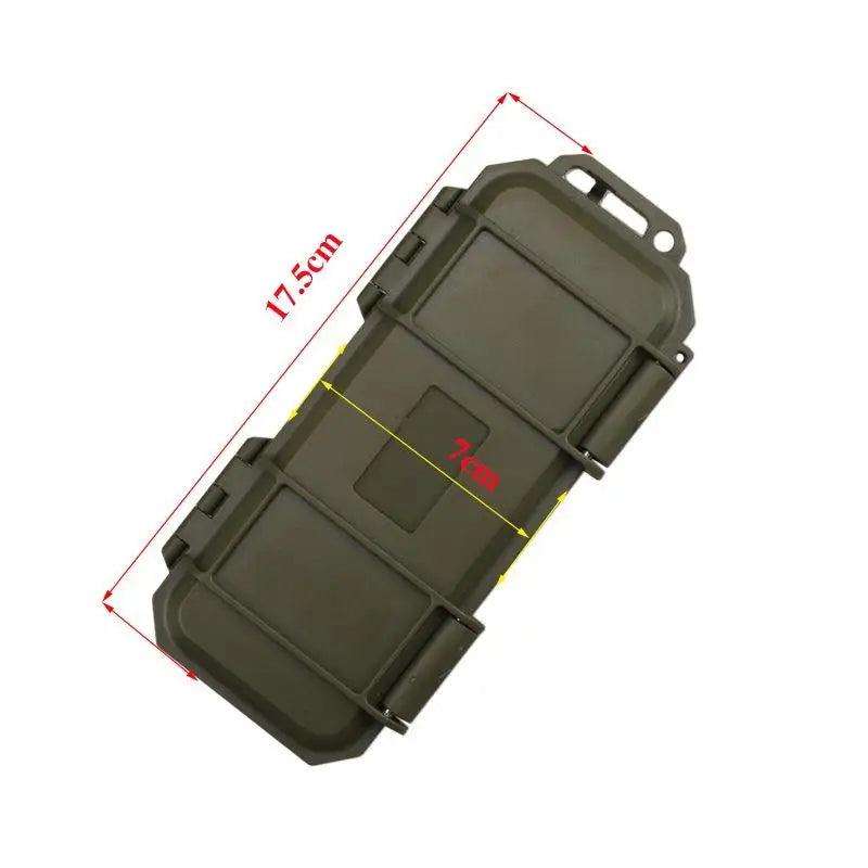 EDC Waterproof Shockproof Sealed Box with Sponge Insert Sealed Storage Case Qst
