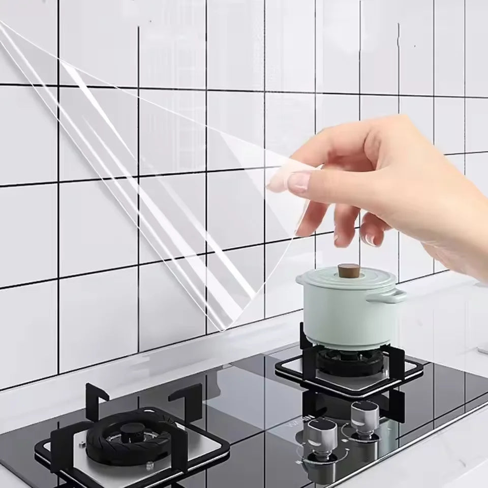 Transparent Waterproof Oil-Resistant Self-Adhesive Wall Sticker Wall Sticker Film Qme