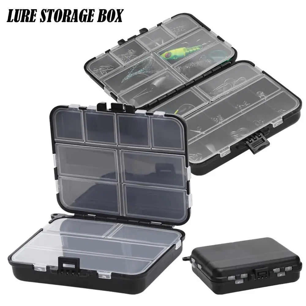 Small Portable Fishing Tackle Box – Hooks, Lures & Bait Storage Fishing Tackle Box Qme