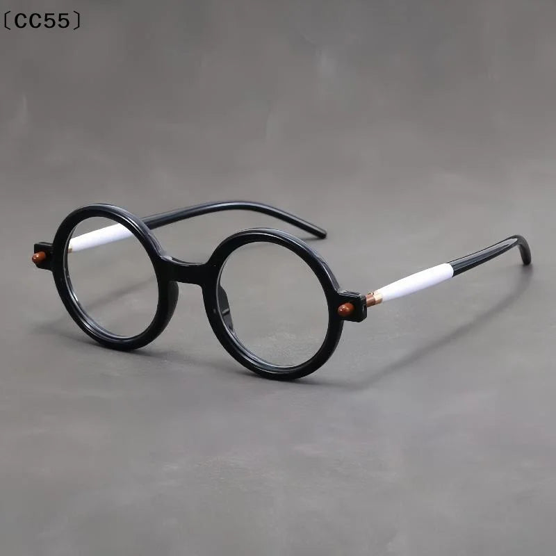 Retro Black Frame Clear Lens Fashion Eyeglasses – Unisex Fashion Eyeglasses Qst