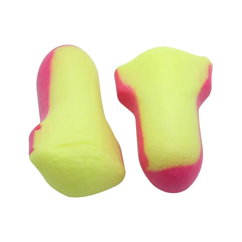 50 Pairs Disposable Foam Earplugs NRR 32dB – Sleep & Hearing Foam Earplugs Qme Type A