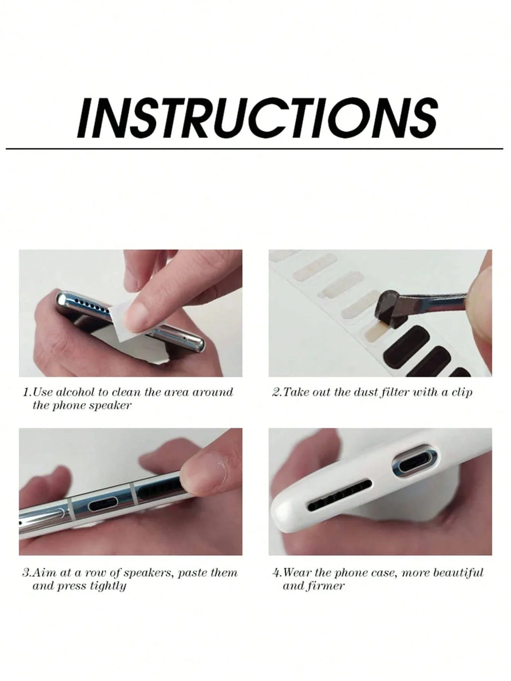 8-Piece Phone Charging Port & Speaker Cleaning Brush Kit Phone Cleaning Kit Qme