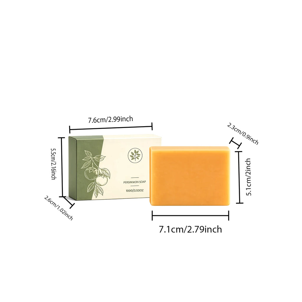 Persimmon Soap Bar 100g – Hydrating & Gentle Body Soap Body Soap Bar Qst