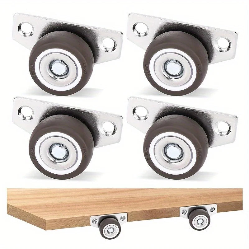 Side Mount Rigid Caster Wheels for Furniture & Appliances Rigid Caster Wheels Qme