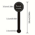 100 Black Thank You Sealing Stickers for Baking & Gift Boxes Craft Sealing Stickers Qme 200pcs