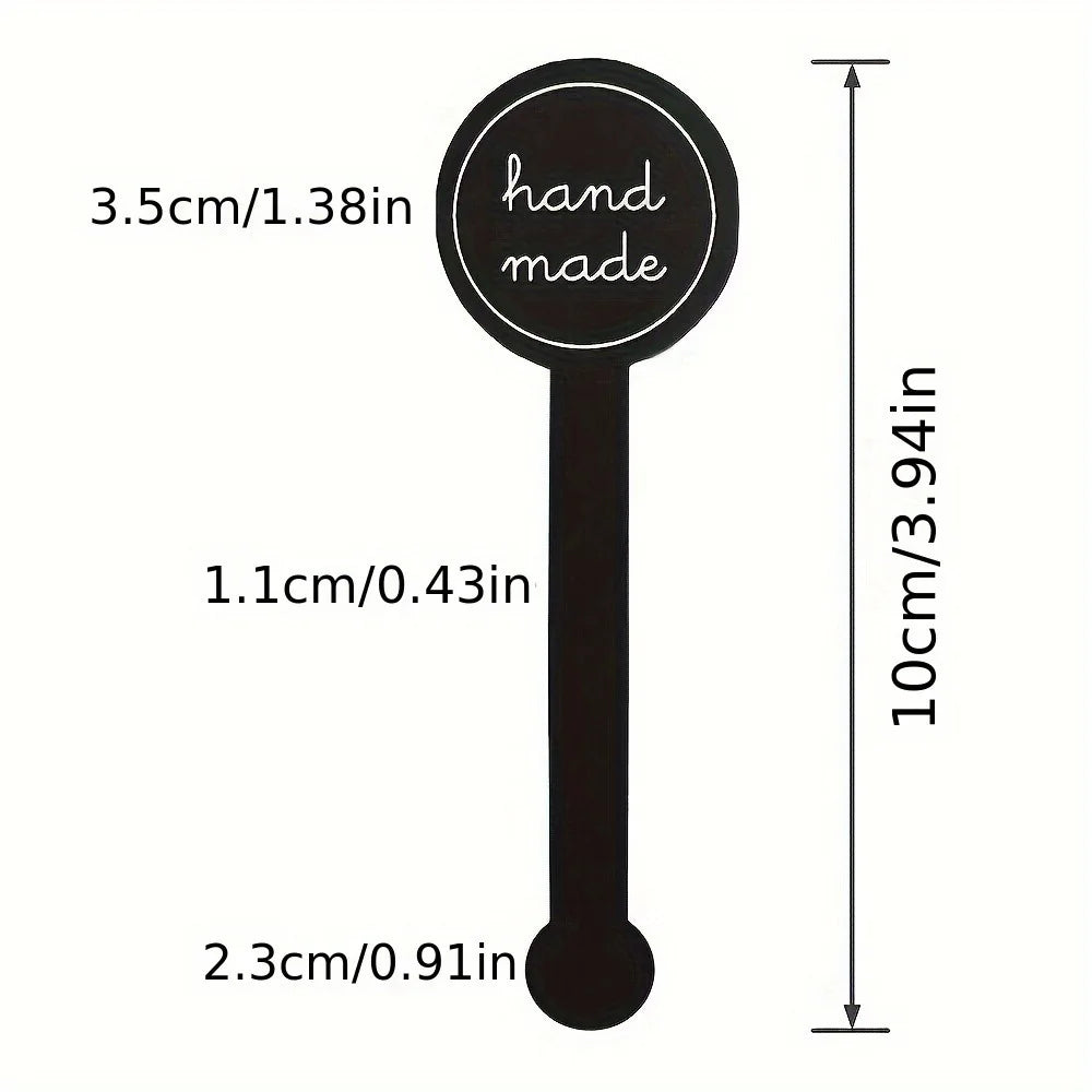 100 Black Thank You Sealing Stickers for Baking & Gift Boxes Craft Sealing Stickers Qme 200pcs